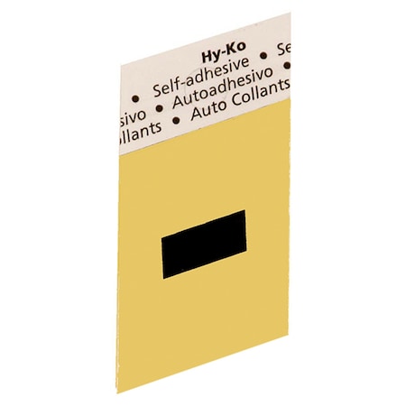 Hy-Ko 1.5In Gold Aluminum Dash, 10PK B00244